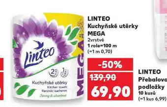 Kaufland Linteo kuchyňské utěrky mega nabídka