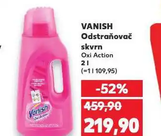 Kaufland Vanish odstraňovač skvrn nabídka