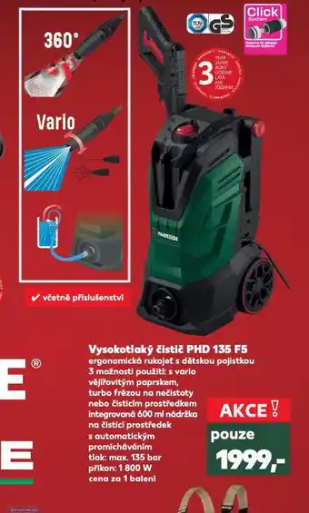 Kaufland Vysokotlaký čistič nabídka