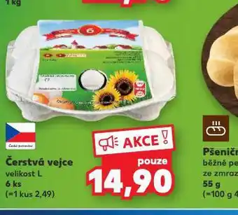 Kaufland Čerstvá vejce l 6 ks nabídka