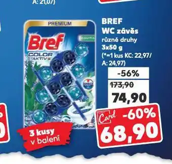 Kaufland Bref wc závěs nabídka