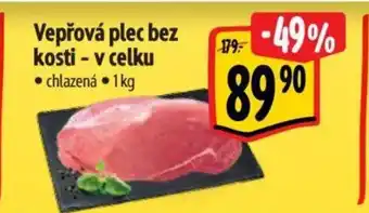 Albert Vepřová plec bez kosti - v celku nabídka