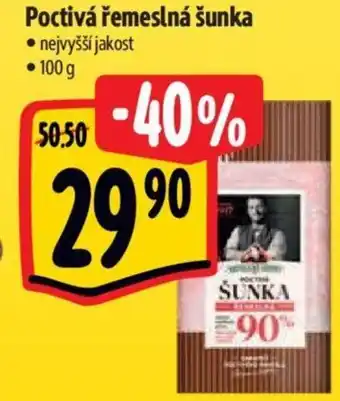 Albert Poctivá řemeslná šunka nabídka