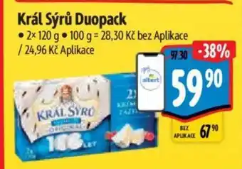 Albert Král Sýrů Duopack nabídka