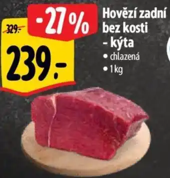Albert Hovězí zadní bez kosti - kýta nabídka