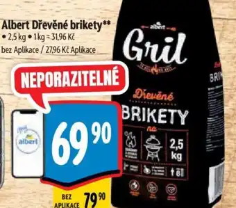 Albert Albert Dřevěné brikety nabídka