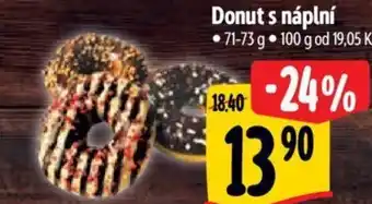 Albert Donut s náplní nabídka
