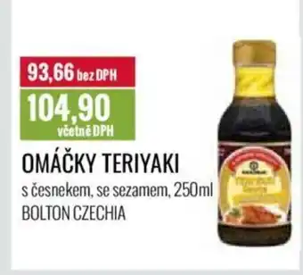 Ratio OMÁČKY TERIYAKI nabídka