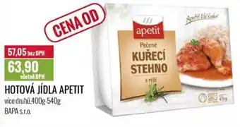 Ratio HOTOVÁ JÍDLA APETIT nabídka