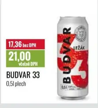Ratio BUDVAR 33 0,5L nabídka