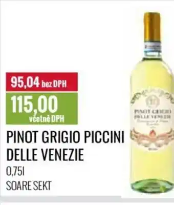 Ratio PINOT GRIGIO PICCINI DELLE VENEZIE 0.75l nabídka