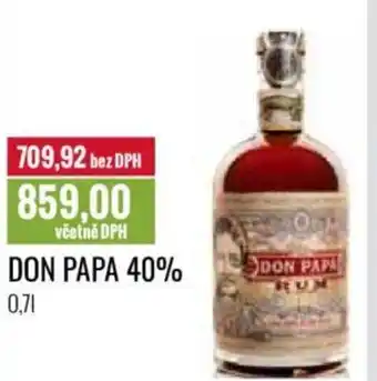 Ratio DON PAPA 40% 0,7L nabídka