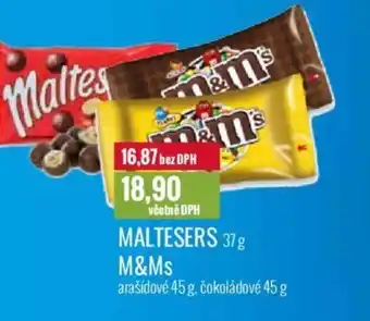 Ratio MALTESERS 37 g M&Ms nabídka