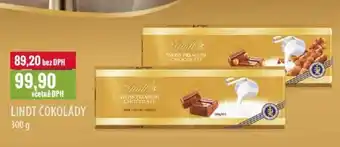 Ratio LINDT ČOKOLÁDY nabídka
