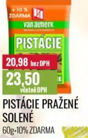 Ratio PISTÁCIE PRAŽENÉ SOLENÉ nabídka