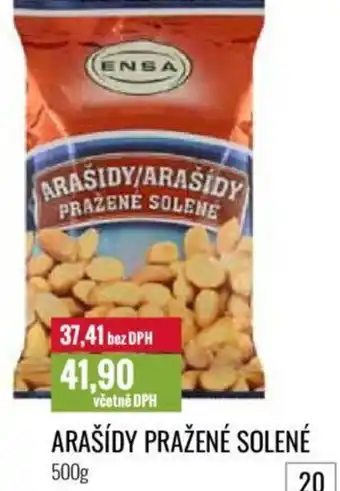Ratio ARAŠÍDY PRAŽENÉ SOLENÉ nabídka