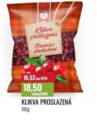 Ratio KLIKVA PROSLAZENÁ nabídka