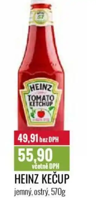 Ratio HEINZ KEČUP nabídka