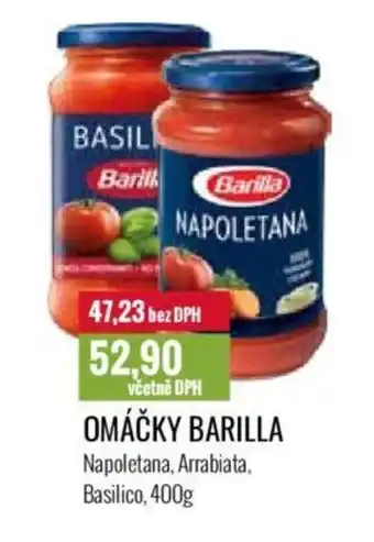 Ratio OMÁČKY BARILLA nabídka