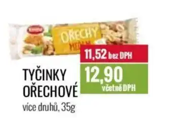 Ratio TYČINKY OŘECHOVÉ nabídka