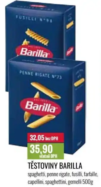 Ratio TĚSTOVINY BARILLA nabídka