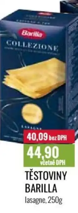 Ratio TĚSTOVINY BARILLA lasagne nabídka