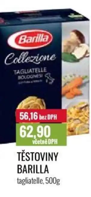 Ratio TĚSTOVINY BARILLA tagliatelle nabídka