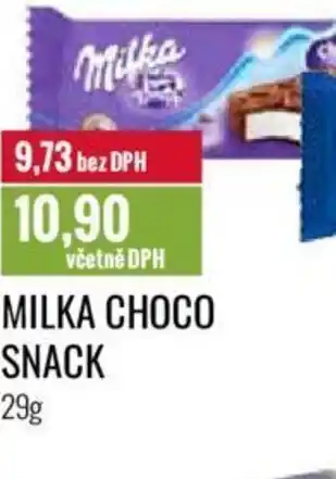 Ratio MILKA CHOCO SNACK nabídka