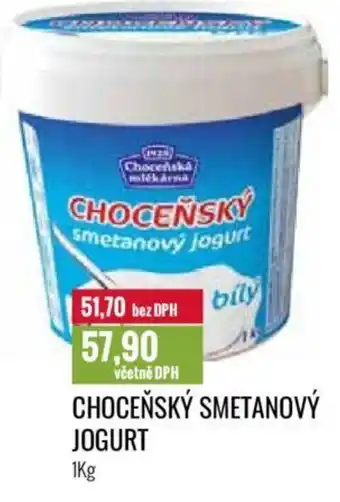 Ratio CHOCEŇSKÝ SMETANOVÝ JOGURT nabídka