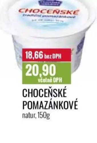 Ratio CHOCEŇSKÉ POMAZÁNKOVÉ nabídka