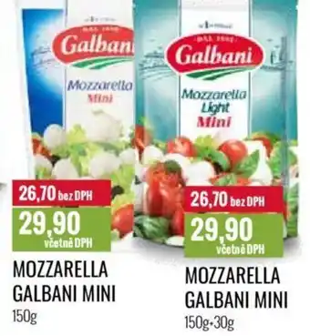 Ratio MOZZARELLA GALBANI MINI nabídka
