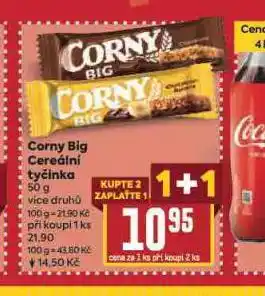 Billa Corny big cereální tyčinka nabídka