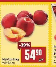 Billa Nektarinky nabídka
