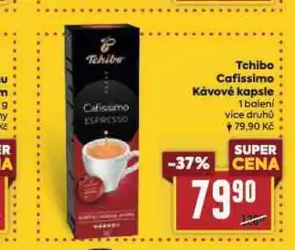 Billa Tchibo cafissimo kávové kapsle nabídka