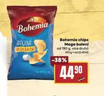 Billa Bohemia chips mega balení nabídka
