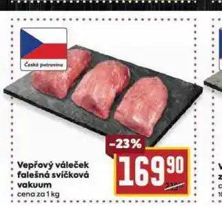 Billa Vepřový váleček falešná svíčková nabídka