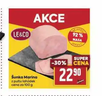 Billa Šunka marina nabídka