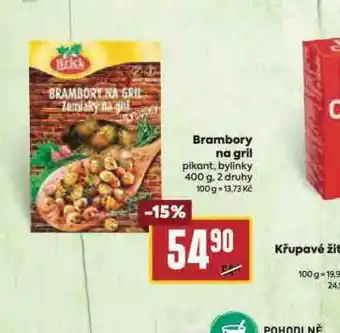 Billa Brambory na gril nabídka