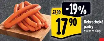 Albert Debrecínské párky nabídka