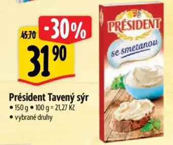 Albert Président Tavený sýr nabídka