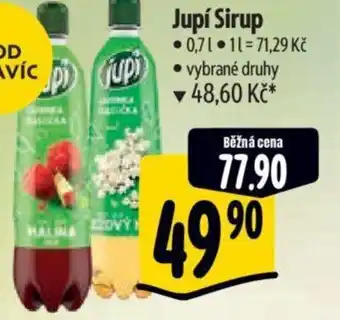 Albert Jupí Sirup nabídka