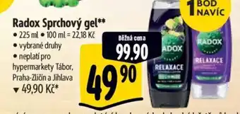 Albert Radox Sprchový gel nabídka
