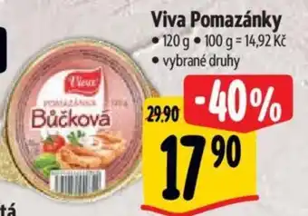 Albert Viva Pomazánky nabídka