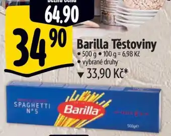 Albert Barilla Těstoviny nabídka