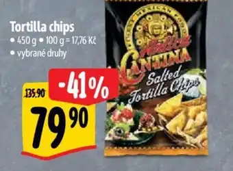 Albert Tortilla chips nabídka
