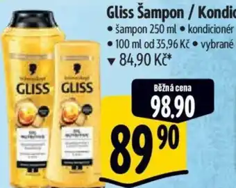 Albert Gliss Šampon / Kondicionér na vlasy nabídka