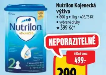 Albert Nutrilon Kojenecká výživa nabídka