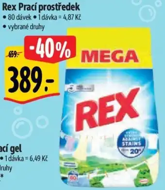Albert Rex Prací prostředek nabídka
