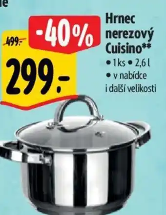 Albert Hrnec nerezový Cuisino nabídka