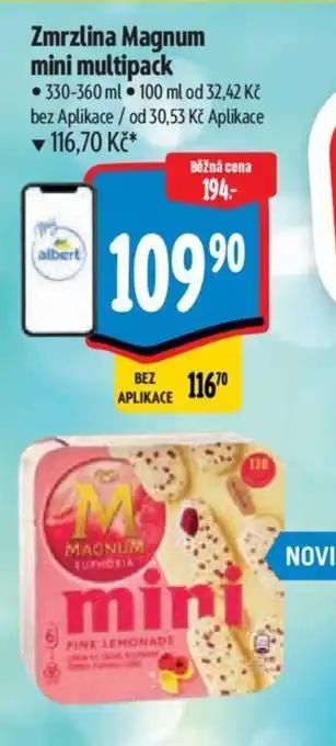 Albert Zmrzlina Magnum mini multipack nabídka